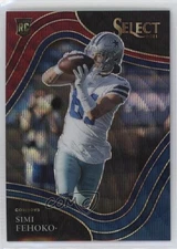 2021 Panini Select Field Level Tri-Color Prizm /75 Simi Fehoko #383 Rookie RC