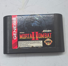 Acclaim Mortal Kombat II (Sega Genesis) Game Cartridge T NTSC-U/C Fighting 1994