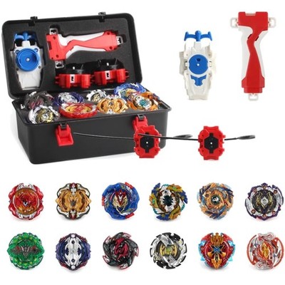 Beyblade Turbo Set 12er Gyroskorpsten Kampfkreisel Arena Zubehör