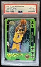 1996-97 Skybox Premium Kobe Bryant New Editions Rookie RC #3 Lakers PSA 8.5