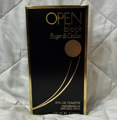 Roger & Gallet OPEN black Eau de Toilette 3.3 fl oz Spray Regular Size