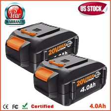 2X New 4.0Ah 20V For Worx WA3520 WA3578 Power Share Battery WA3525 WA3575 Li-Ion
