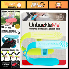 Car Seat Buckle Release Tool - Easy Opener for Arthritis, Long Nails, Kids 2 Pa