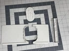 Lot of (4) USS Flagg  walls/doors / column g.i. joe aircraft carrier