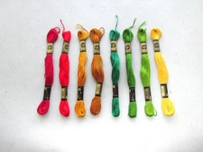 DMC 25 Lot 8 Skeins Mouline Special 8m Embroidery Thread Colorful FREE SHIP!!