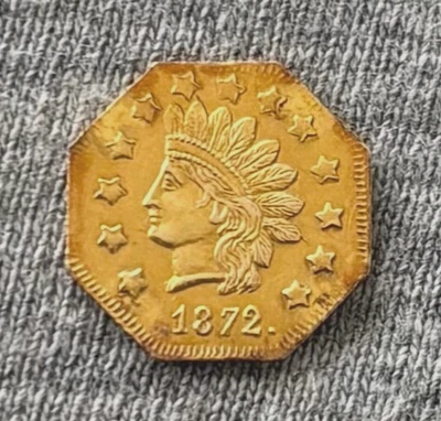 USA. California. 1 Dollar 1872. Super. Tres RARE - Photo 1/2