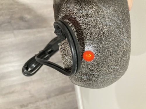 Scaldabagno Elettrico Scentsy Zen Rock Element Pietra Marmo Grigio con Piatto Nero - Foto 5 di 5