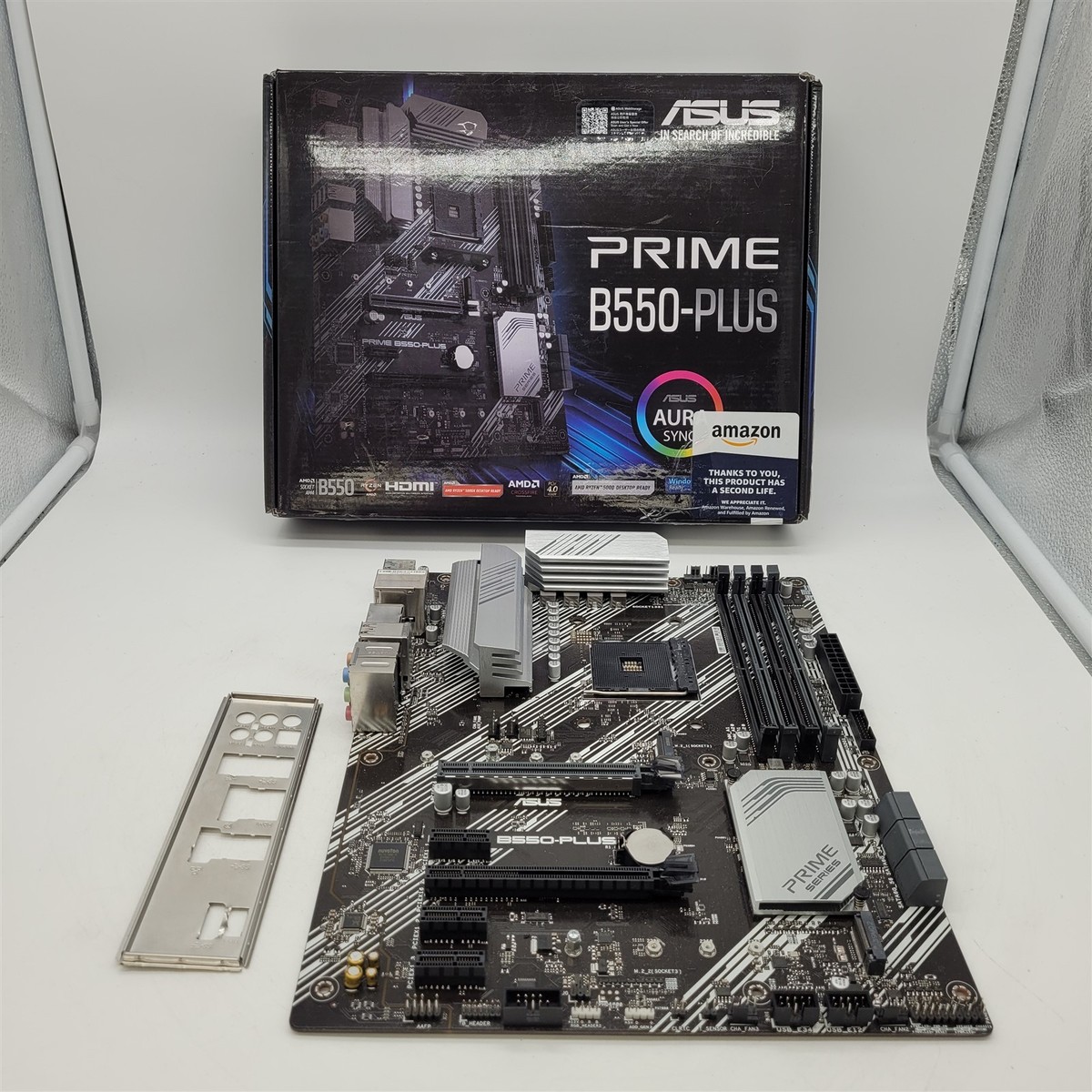 ASUS Prime B550-PLUS AMD AM4 Zen Ryzen 5000 3rd Gen Ryzen ATX  Motherboard
