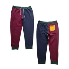 POLO Ralph Lauren Jogger Sweat Pants Multi Color Block B&t Flc Mens XL Tall
