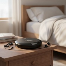 Lightweight Portable CD Player with FM Radio   Ideal for Home, Travel  Car Use