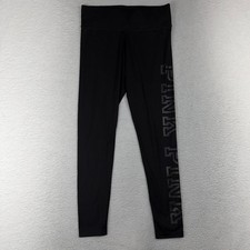 Victoria's Secret Leggings PINK Ultimate V Leggings Small W28 Black EUC Spell