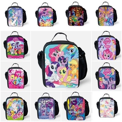 Kids My Little Pony Insulated Lunch Bag Student Snack Picnic Travel Handbag Gift