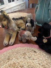 Steiff Lot Of 4 -Dogs, Elephant