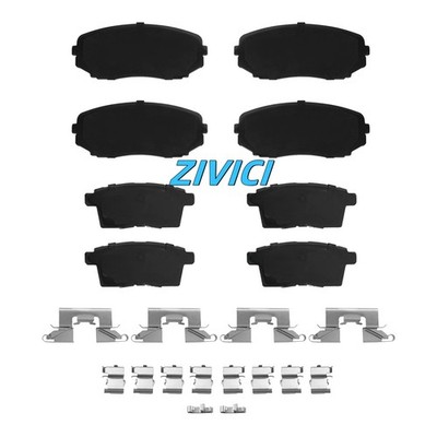 Front and Rear Ceramic Brake Pads For Mazda 07-12 CX-7 / 07-15 CX-9