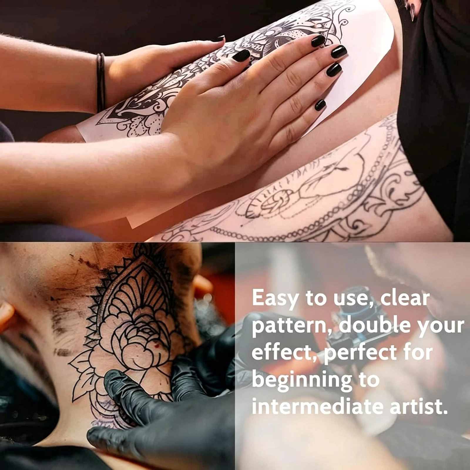 Beoncall Tattoo Transfer Paper 50Pcs Tattoo Stencil Paper Printer | 4 Layers ... image 7