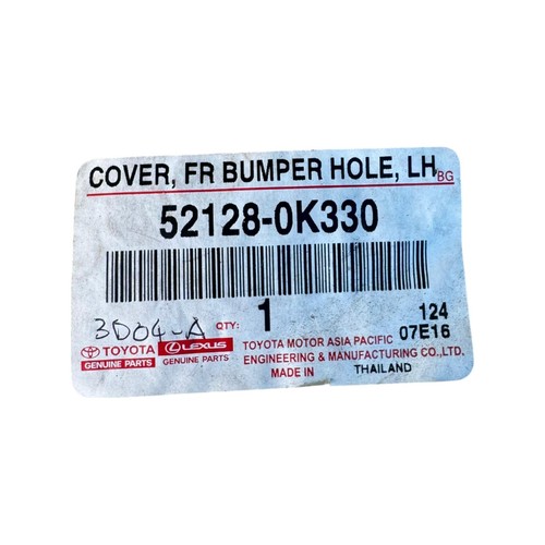 OEM 52128-0K330 COVER FOG LAMP LH Fit Toyota FORTUNER 201-2018 - Picture 4 of 4