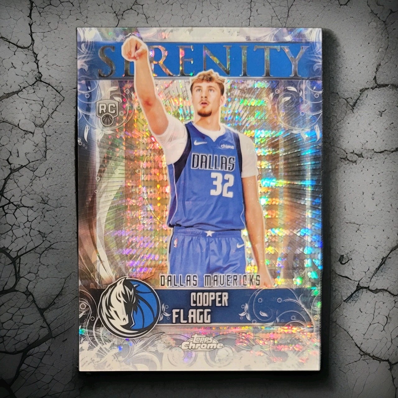 2025-26 Topps Chrome Cooper Flagg #SY-11 Serenity - Pulsar Refractor- Rare