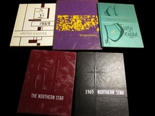 Lot 5 Yearbook, Salina , Kansas 1960s Junior High Wesleyan Etc