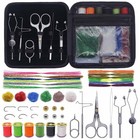 Fly-Tying-Kit-with-Tools- Materials Fly-tieing-Starter-kit for Fly Fishing Lur.