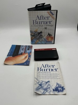 After Burner- Sega Master System Complete TESTED CIB