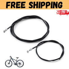 Premium Bike Brake Cable Kit - 1 Pair Front Rear Brake Cables, Wires, Lines wi