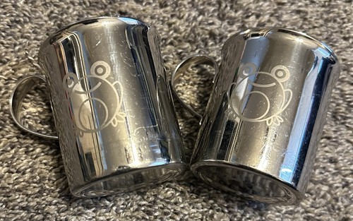 Two Stainless Steel Kid’s Mug - Frog