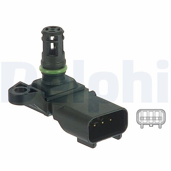 1X Delphi PS10125 Sensor Saugrohrdruck FüR Ford Volvo Mazda Land Rover Jaguar-image