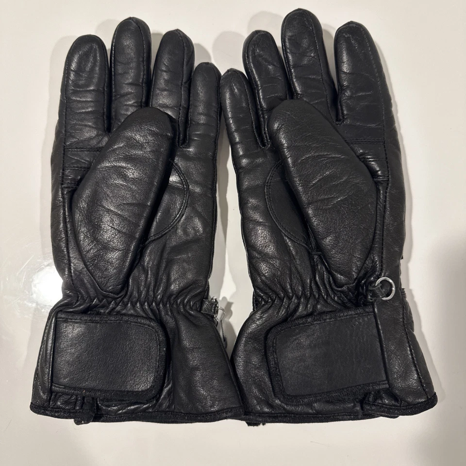 Harley Davidson Women’s Gloves Med Black Gauntlet Leather - Image 2 of 4