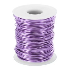 15 Gauge 1.5mm Aluminum Craft Wire, 98.4 Ft Metal Wire, Light Purple