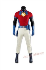 Peacemaker Christopher Smith Cosplay Costume Outfit Superhero