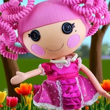 Lalaloopsy Sparkles Jewel Doll Pink Loopy Silly Hair Full Size Toy Collect READ