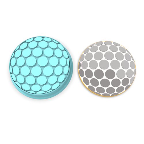 Golf Ball Cookie Cutter & Stamp Sports Sport Green Tee Putt Golfing Club Hole eBay