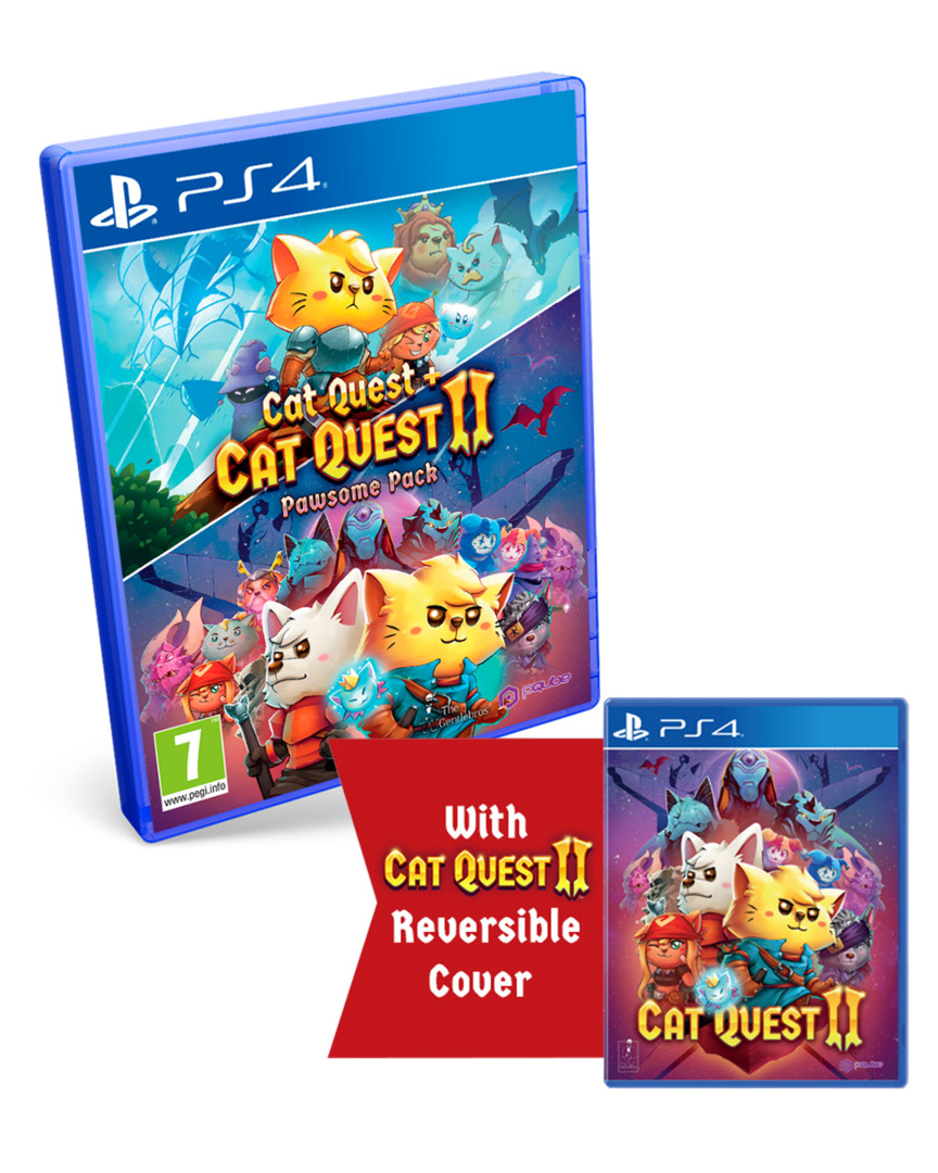 JUEGO PS4 - CAT QUEST + CAT QUEST 2 PAWSOME PACK -...