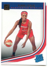 2019 Panini Donruss WNBA Base Card #91 Rated Rookie RC - Kiara Leslie - Mystics