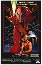 SAM JONES & MELODY ANDERSON Signed FLASH GORDON 11x17 Photo Autograph JSA COA
