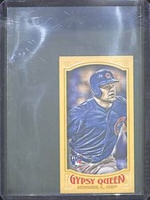 2016 Topps Gypsy Queen Gold Mini Rookie #126 Kyle Schwarber No 10 of 50