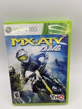 MX vs ATV Alive (Microsoft Xbox 360, 2011) CIB Complete TESTED