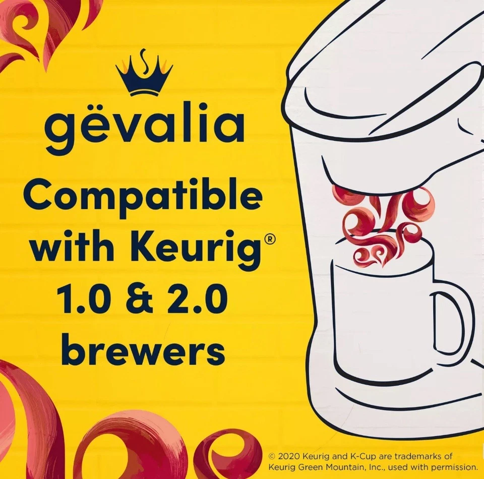 24 Ct Gevalia Cappuccino K Cup Espresso Coffee Pods & Cappuccino Froth Packet - Image 2 of 4