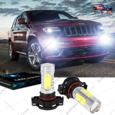 2x Led Fog Light Bulbs Lamp For Jeep Grand Cherokee 2011-2012 White 6000k 100w