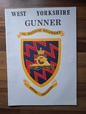 West Yorkshire Gunner 1970s Army Military Regiment Magazine