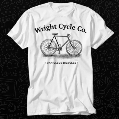 Wright Brothers Bicycle Wright Cycle Company Dayton Ohio T-Shirt 459