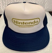 Nintendo Logo Baseball/Trucker Hat Vintage 1988 Official Licensed New