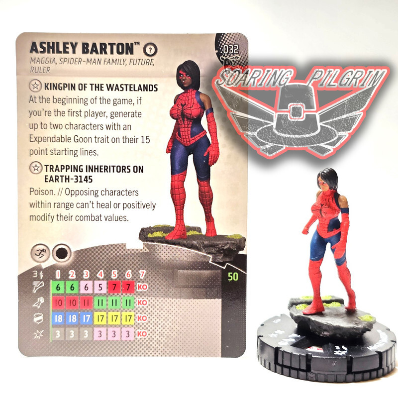 Marvel Heroclix ASHLEY BARTON - 032 - RARE Spider-Verse Set #32 | eBay