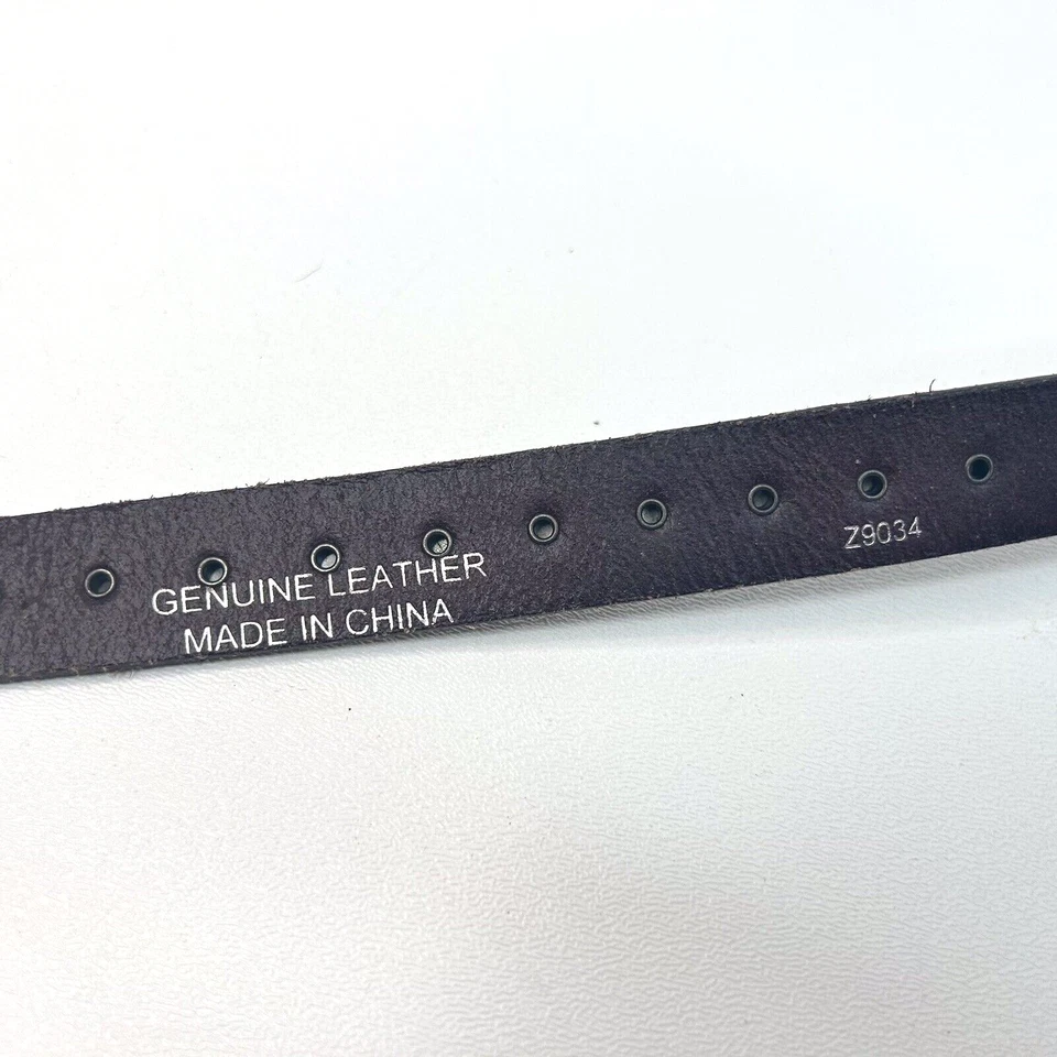 # Sz Medium SILPADA Designs Double Wrap Brown Leather Belt with Studs, Studded - Image 4 of 4