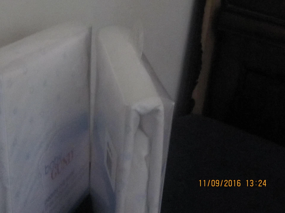 Sábanas Cuna Baby Gund 100% Algodón Nuevas Melocotón 28x52". Foto 3 de 4