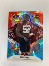 JAMIN DAVIS 2021 Panini Phoenix FIRE ICE RC Rookie #149 Commanders 24/50