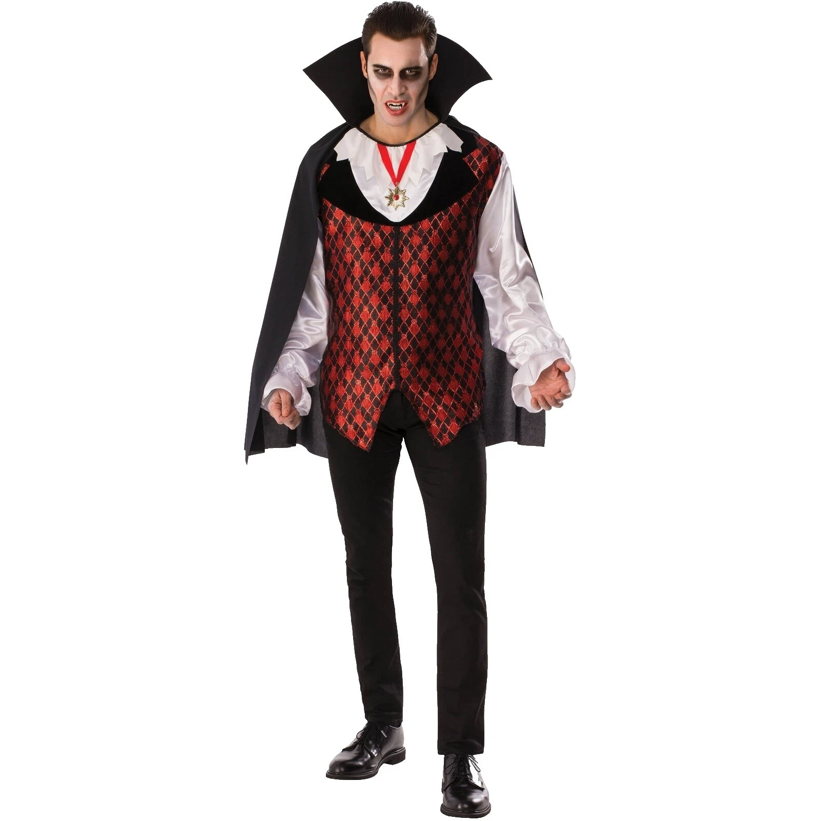 Polyester Complete Outfit Vampire Costumes