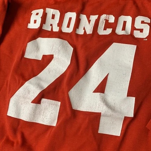 Vintage Sears Rawlings Denver Broncos Jersey #24 Champ Bailey Youth L - Picture 8 of 9