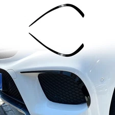 2×Front Bumper Canards Lip Splitter Fins Fit Benz GLE-Class W166 C292 2015-2018