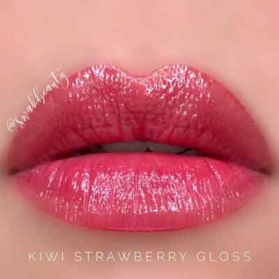 Lipsense Kiwi Strawberry Lip Gloss Moisturizing by SeneGence Midi Size .2 fl oz